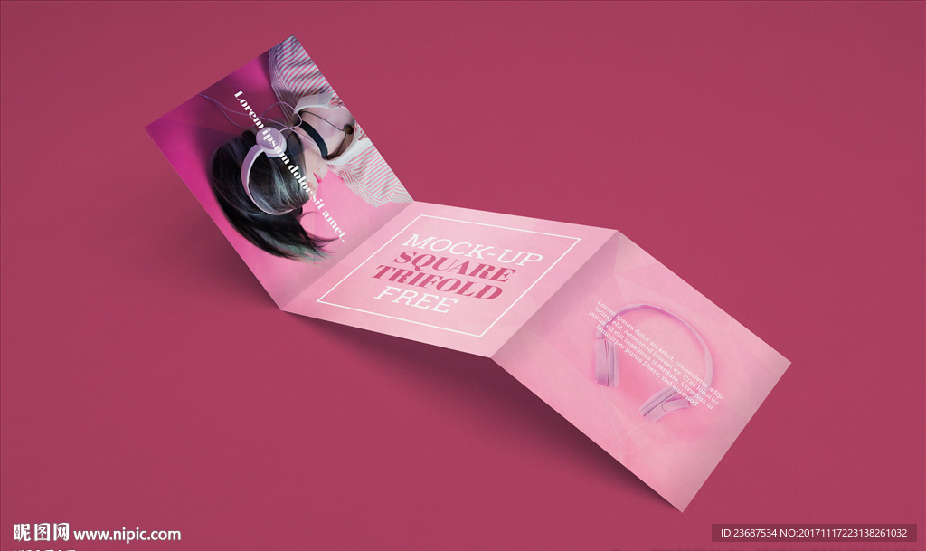 VI样机画册智能贴图模版