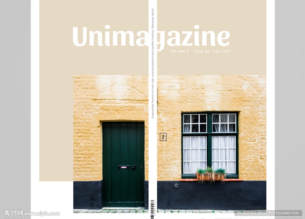 VI样机画册智能贴图模版