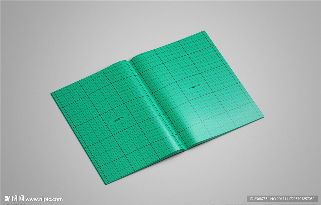 VI样机画册智能贴图模版