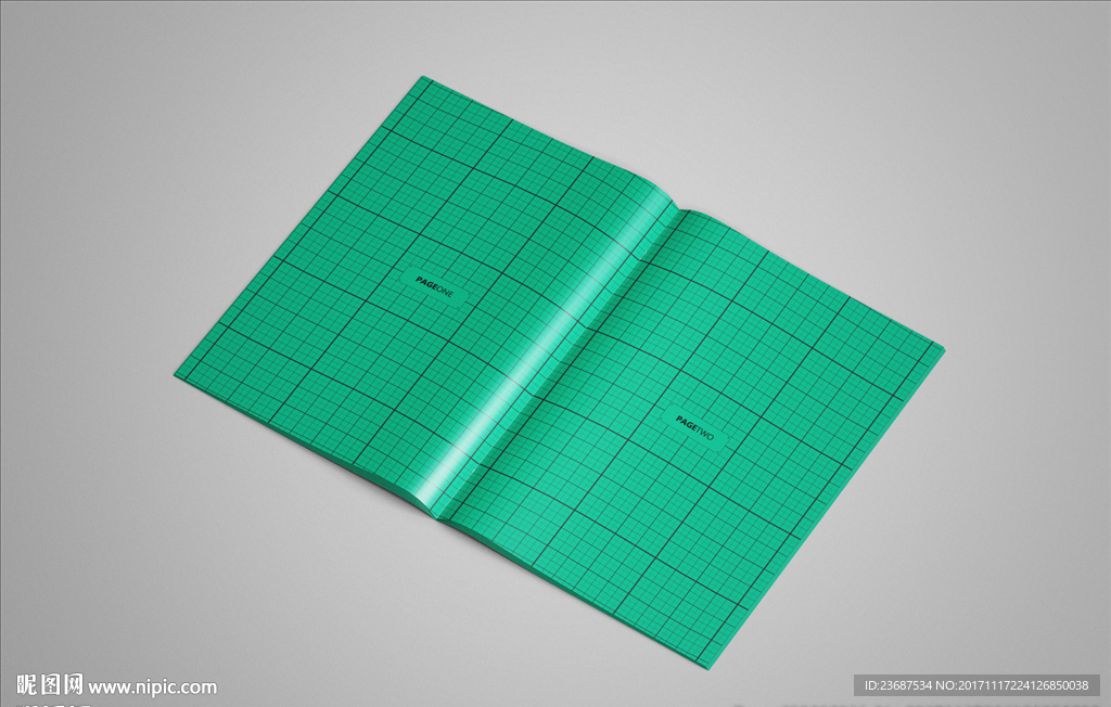 VI样机画册智能贴图模版