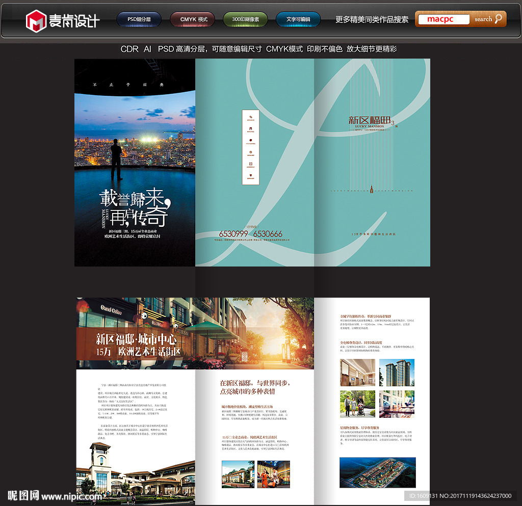 高端房地产折页