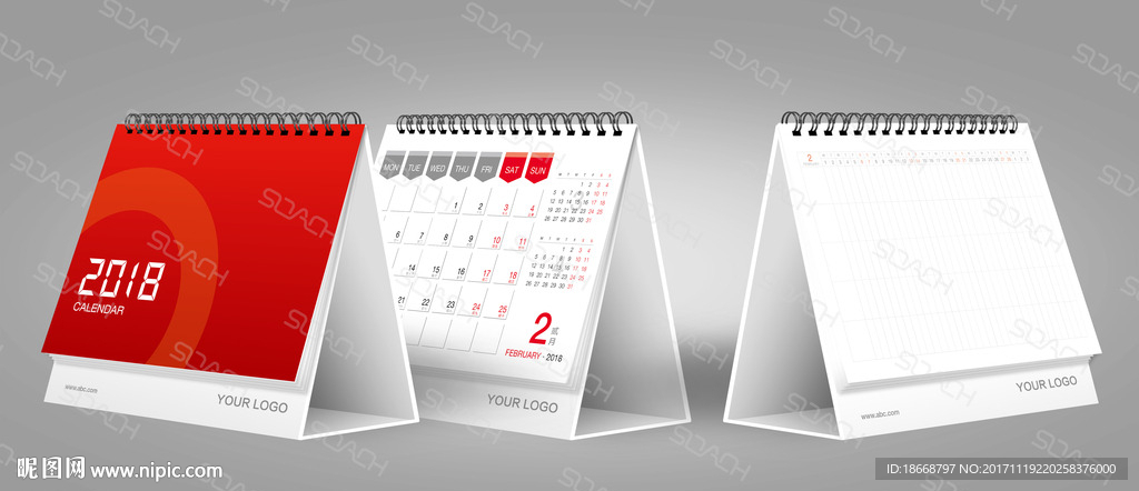 台历年历效果图