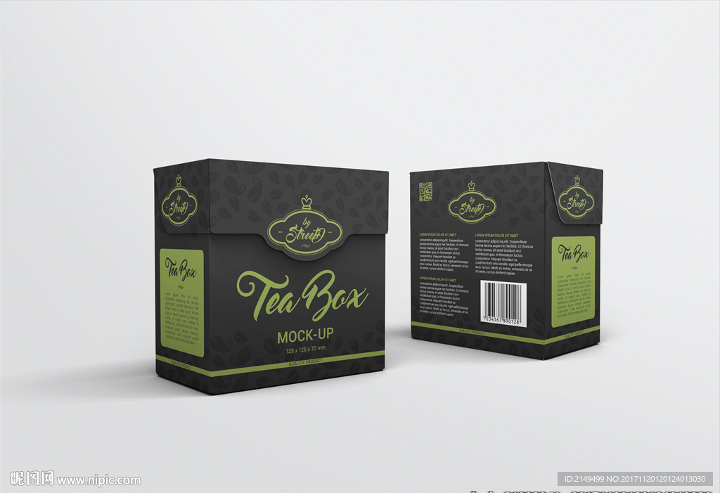 茶叶茶叶品牌VI样机模板