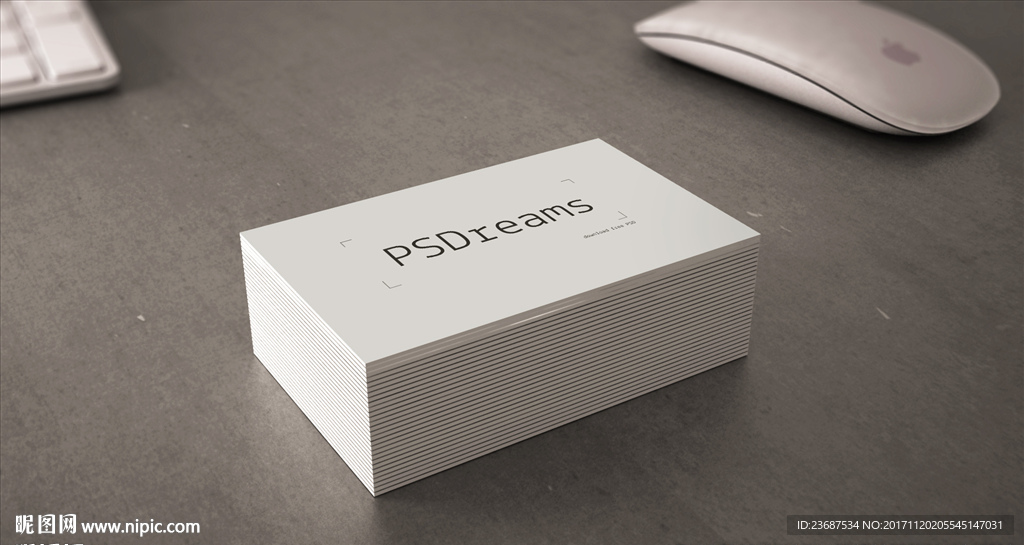 VI样机名片贴图智能贴图