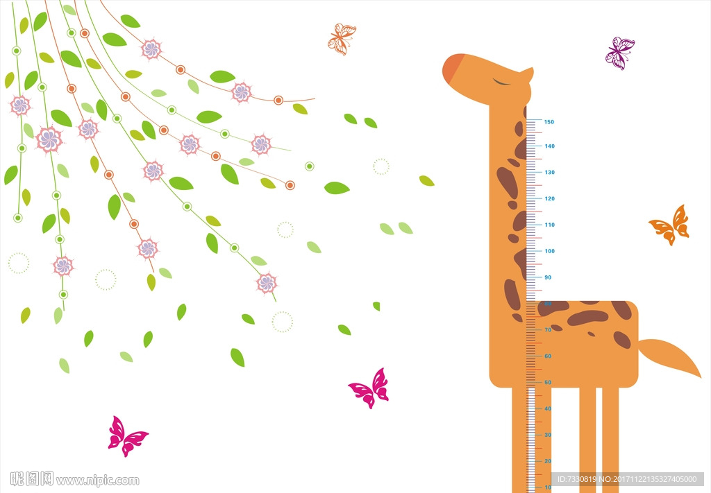 儿童身高尺 硅藻泥