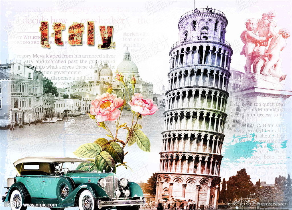 欧美风格装饰画