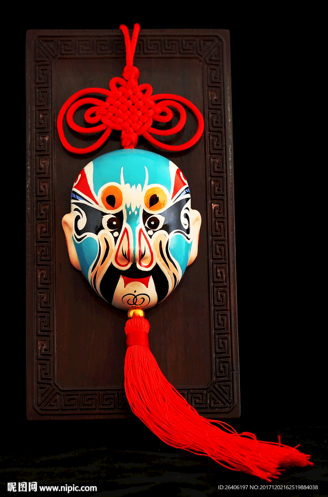 高清脸谱中国结照片