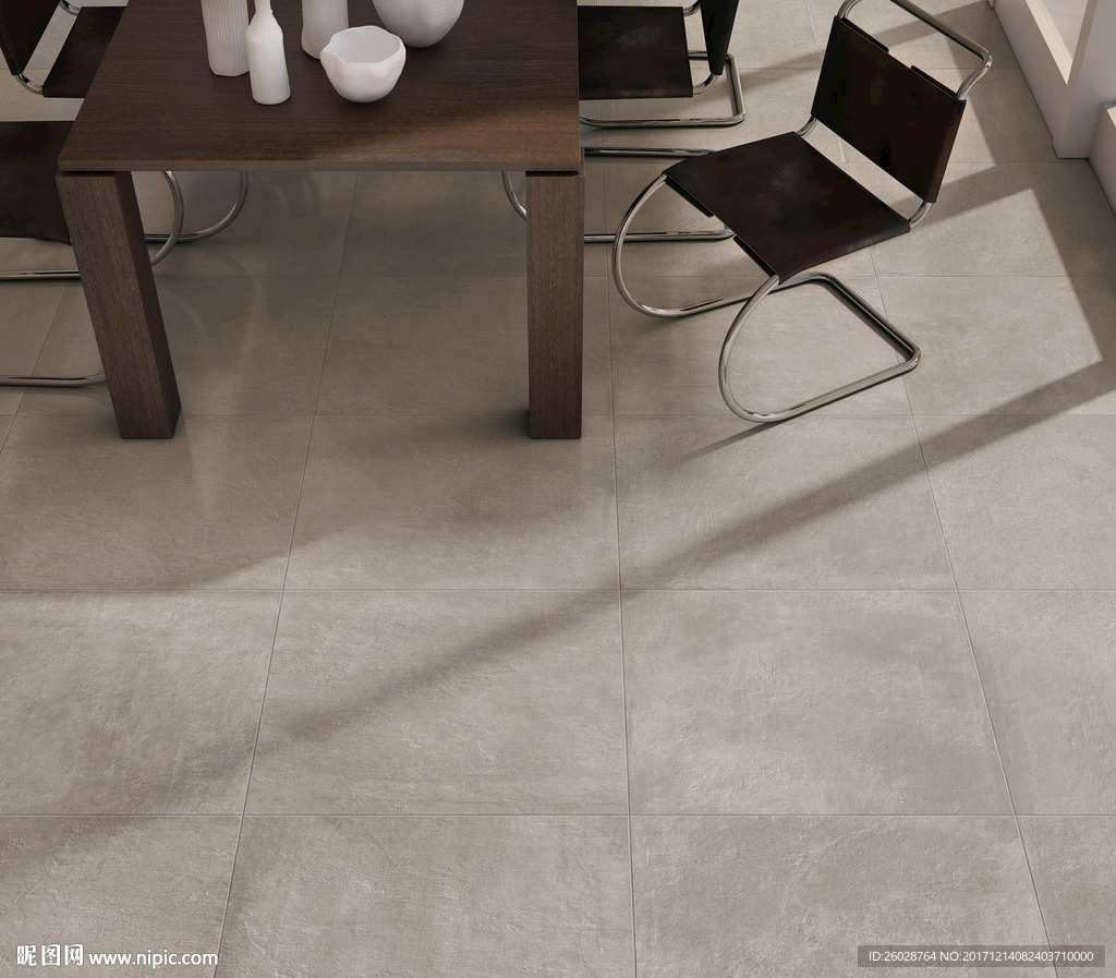 极简北欧风 最新仿古砖效果图