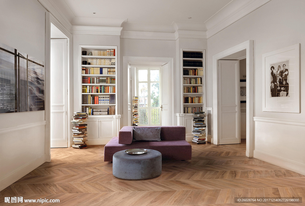 极简北欧风 最新仿古砖效果图