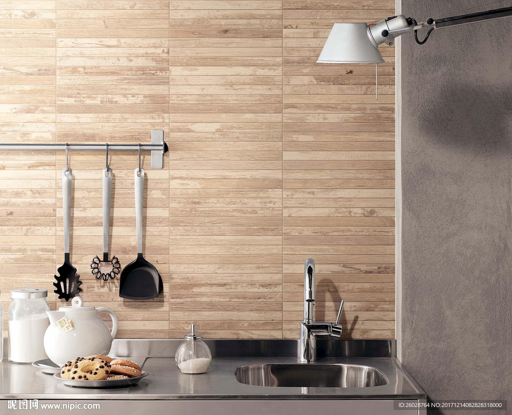 极简北欧风 最新仿古砖效果图