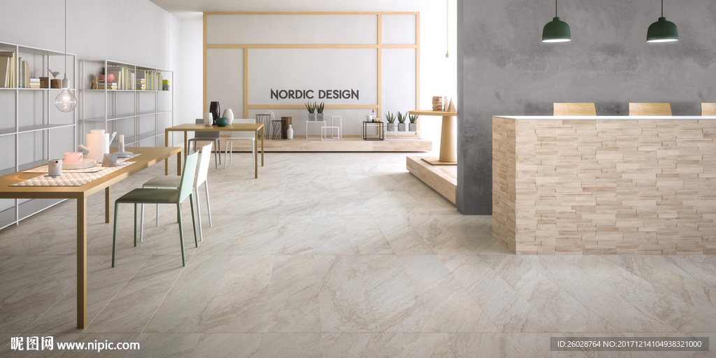 最新瓷砖效果图 北欧空间