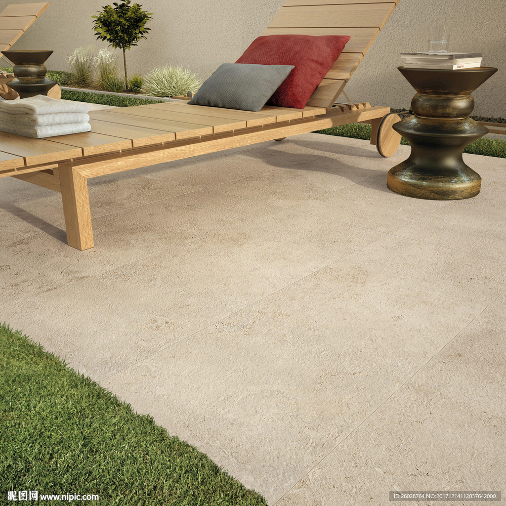 极致简约风格 仿古砖国外效果图