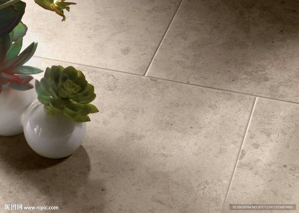 极致简约风格 仿古砖国外效果图