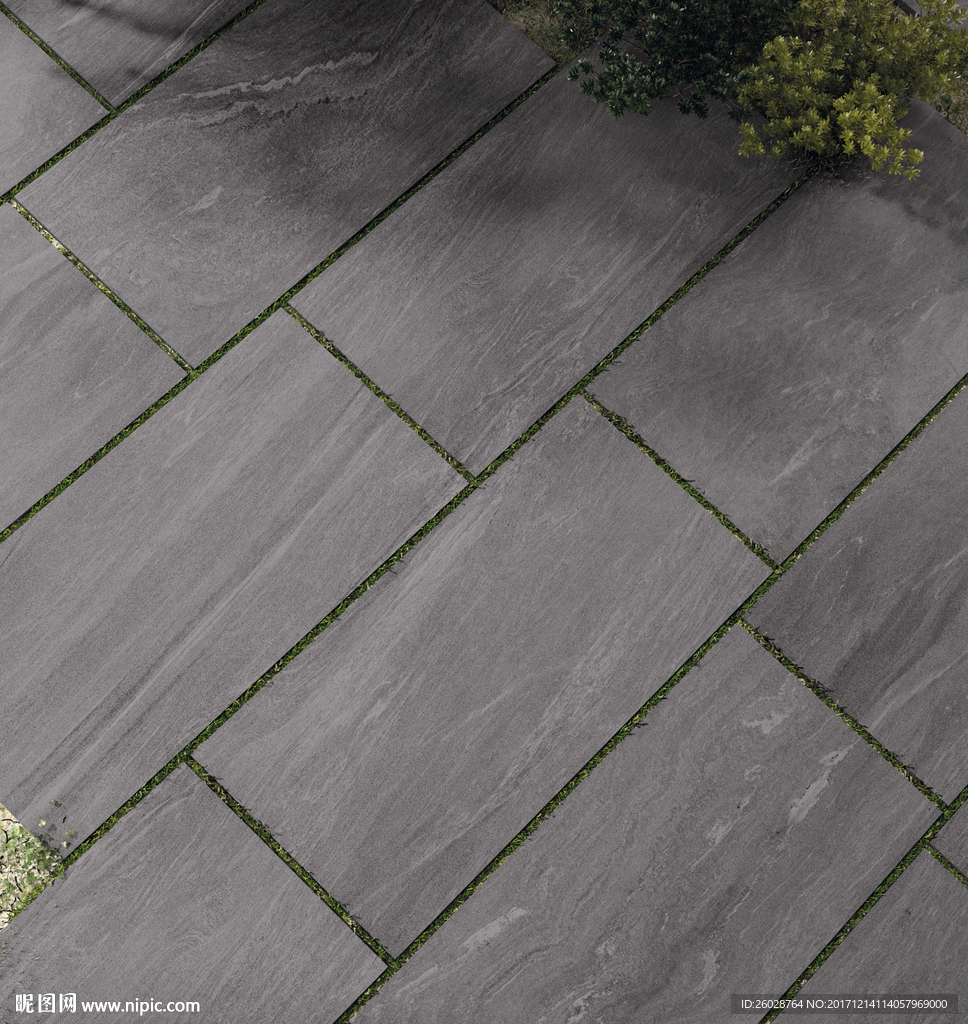 极致简约风格 仿古砖国外效果图