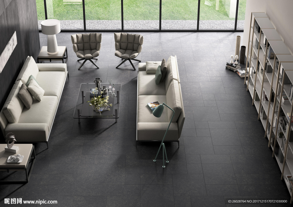 顶级北欧风格 仿古砖 瓷砖效果