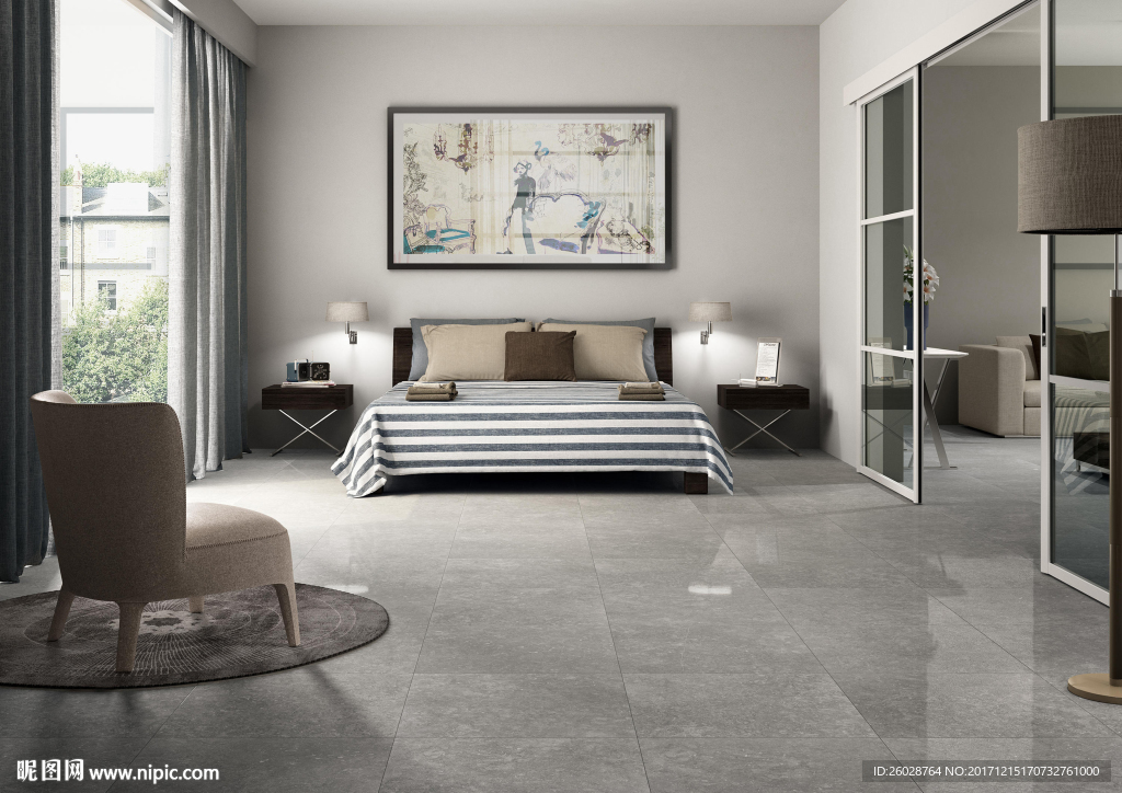 极致北欧风格 仿古砖 瓷砖效果