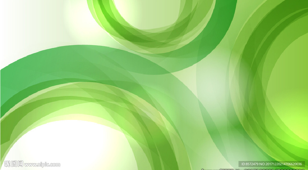 绿色圆圈背景