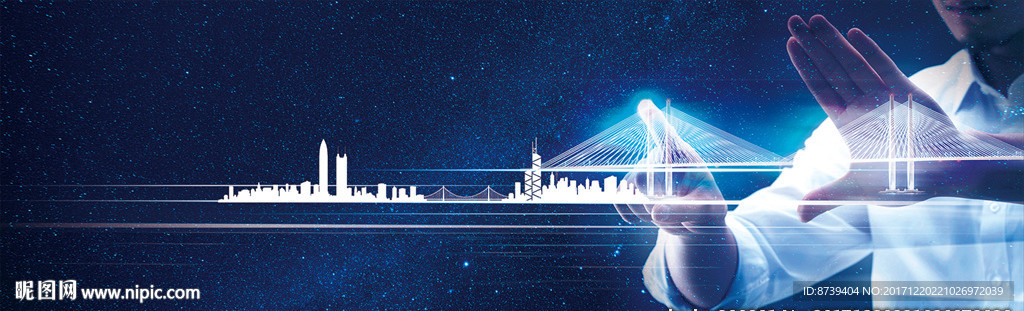 房地产广告 大桥