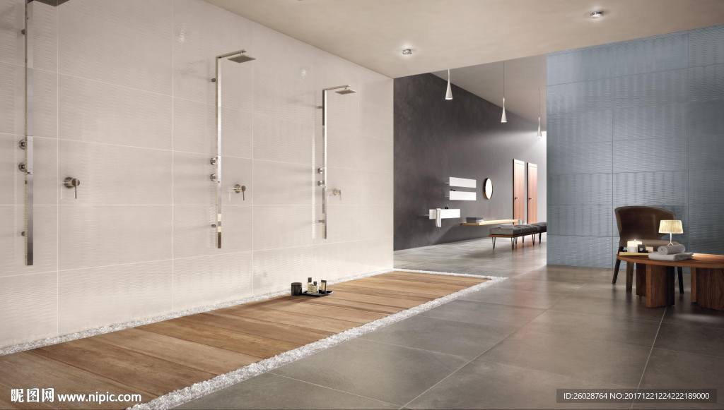 极致现代简约 瓷片 瓷砖效果