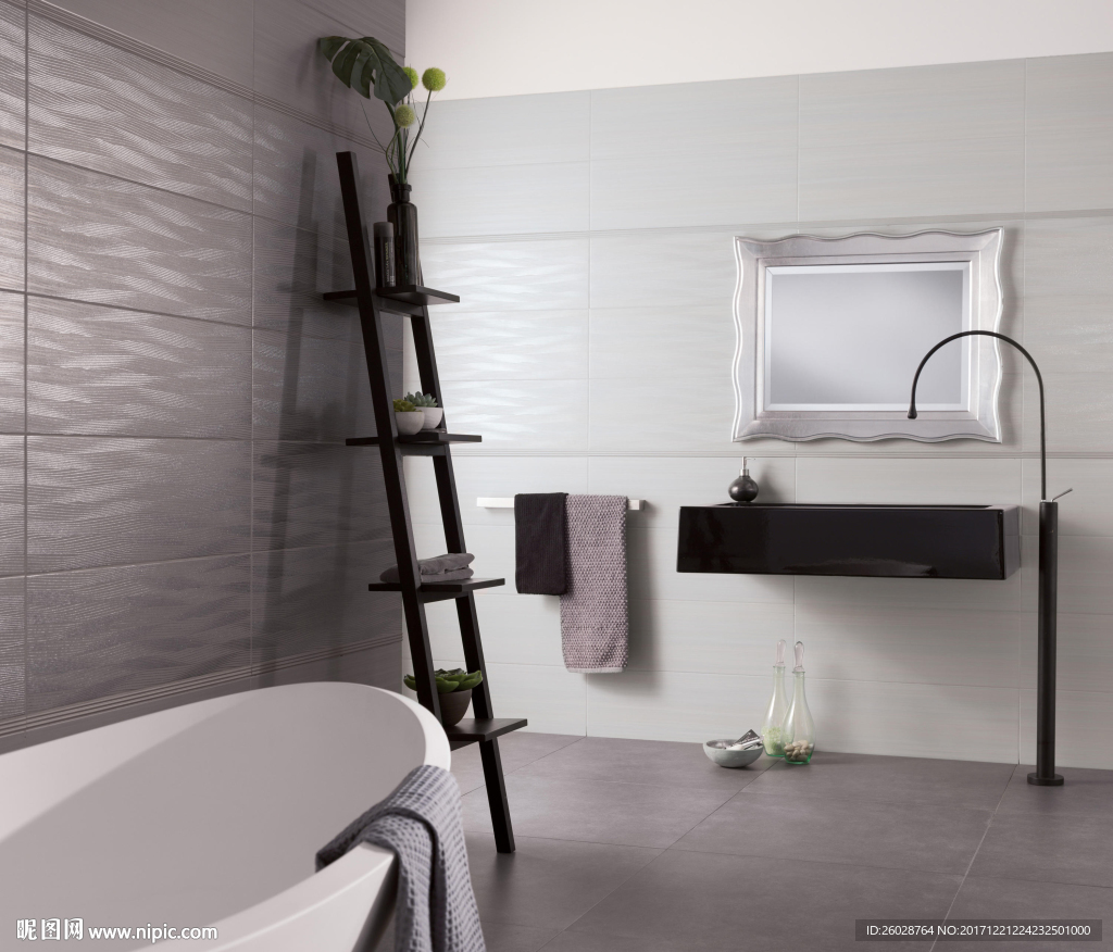 极致现代简约 瓷片 瓷砖效果