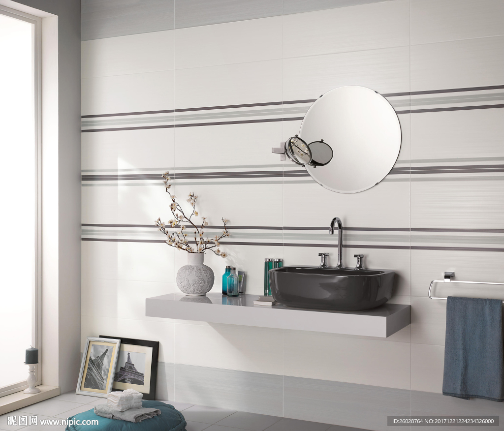 极致现代简约 瓷片 瓷砖效果