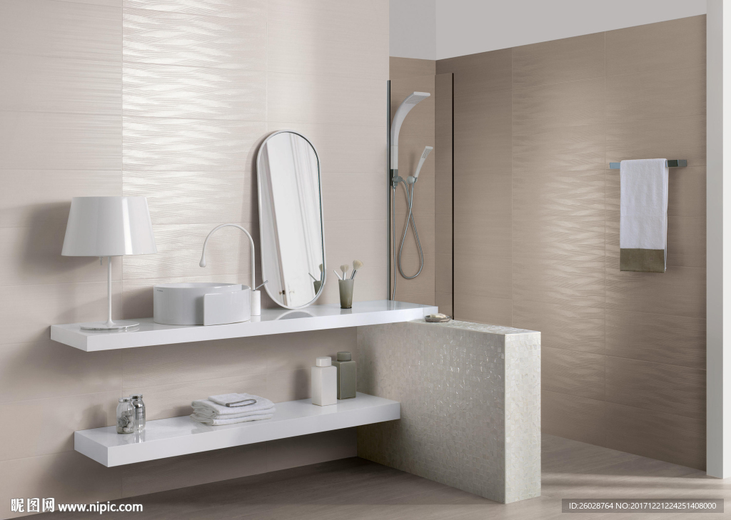 极致现代简约 瓷片 瓷砖效果