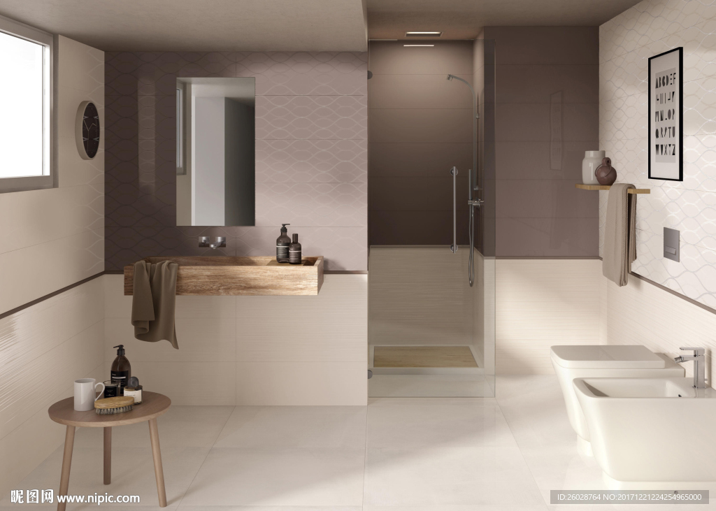 极致现代简约 瓷片 瓷砖效果