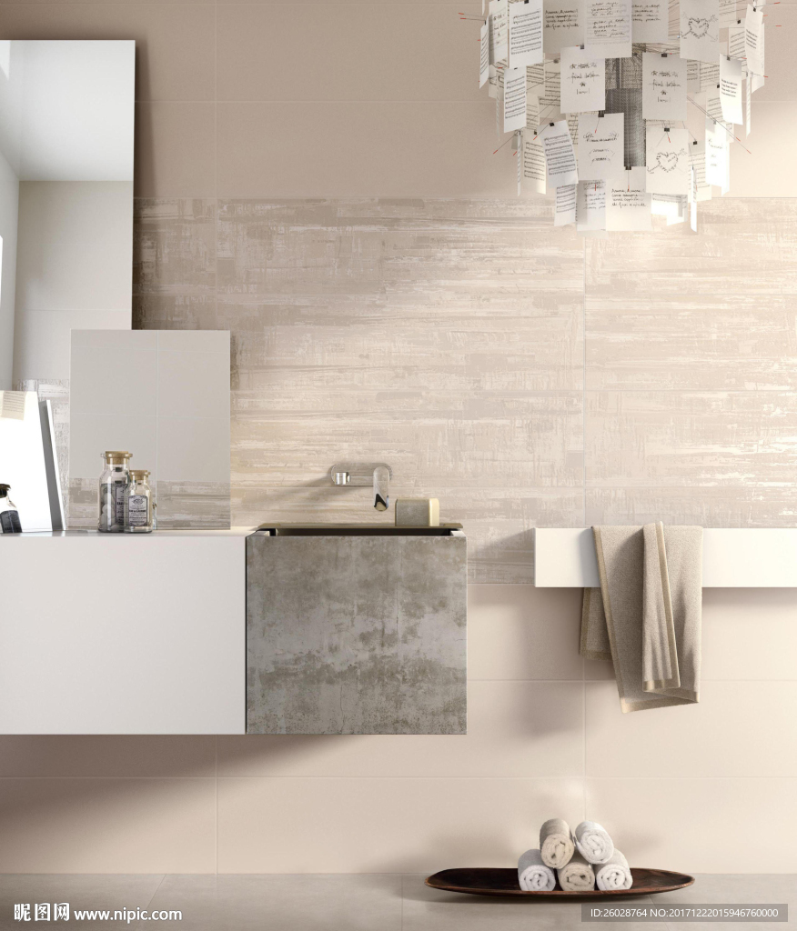 极致现代简约 瓷片 瓷砖效果