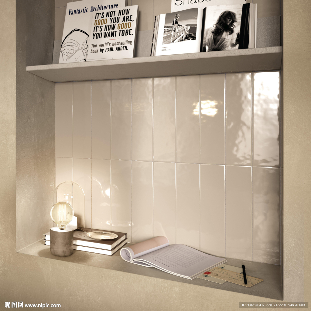 极致现代简约 瓷片 瓷砖效果