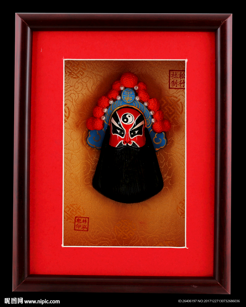 高清脸谱摄影图片