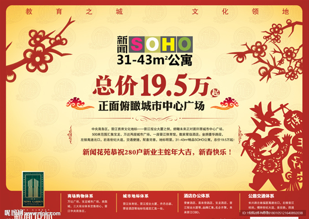 地产系列海报提案 创意地产报广