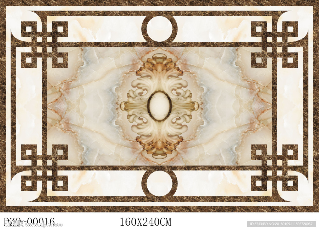 抛晶砖拼花图片