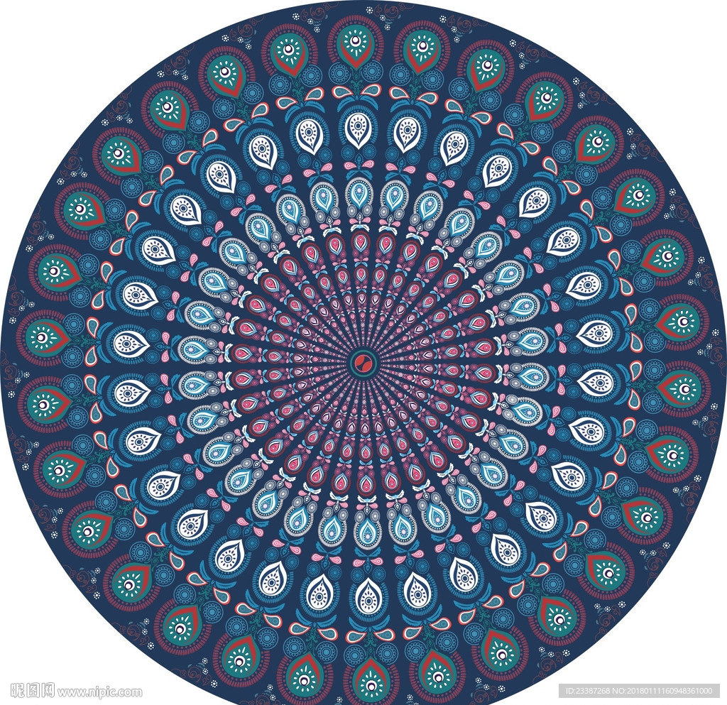 挂毯图案地毯图案沙滩巾图片