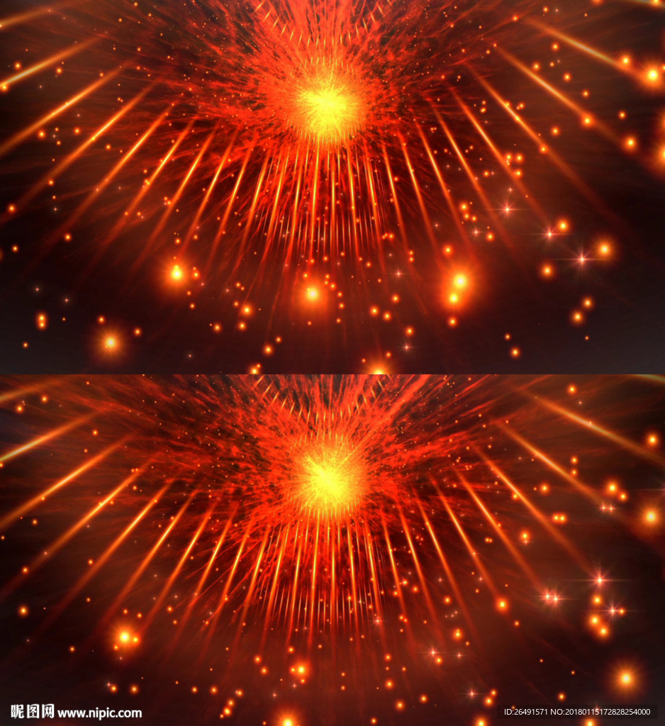 4K超清粒子光线发射动态背景