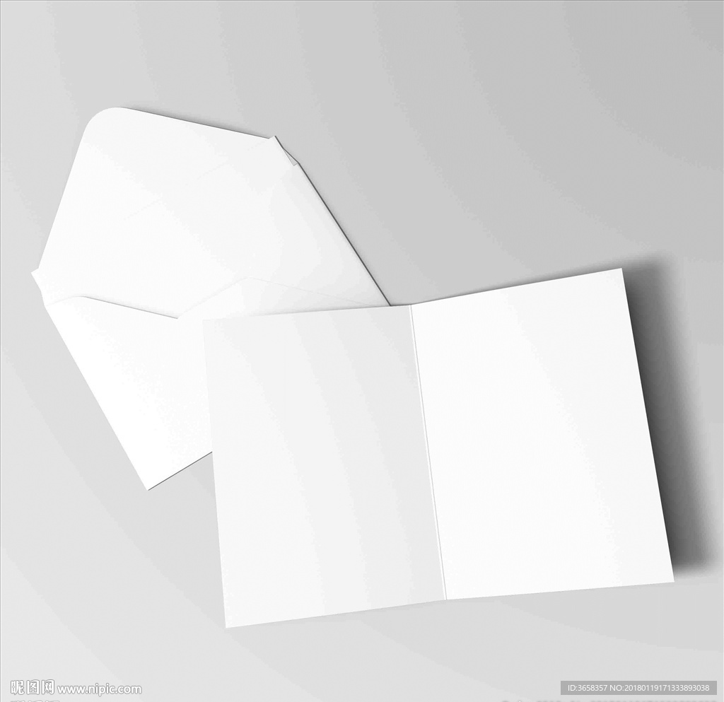 信封折页样机图片