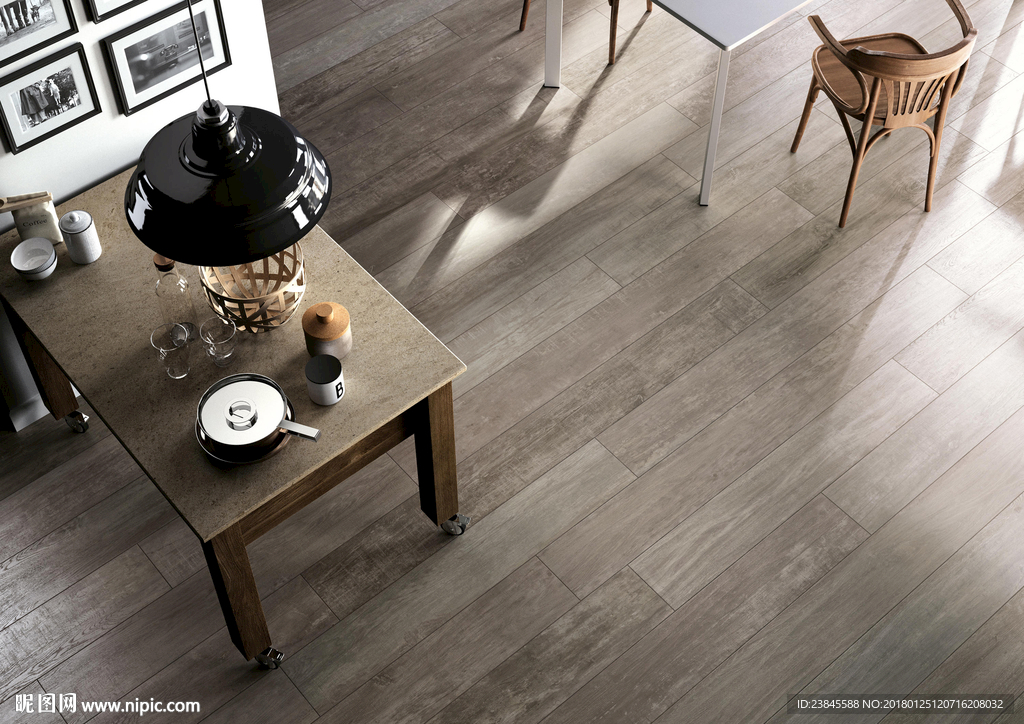 瓷砖效果图 仿古砖 北欧风格