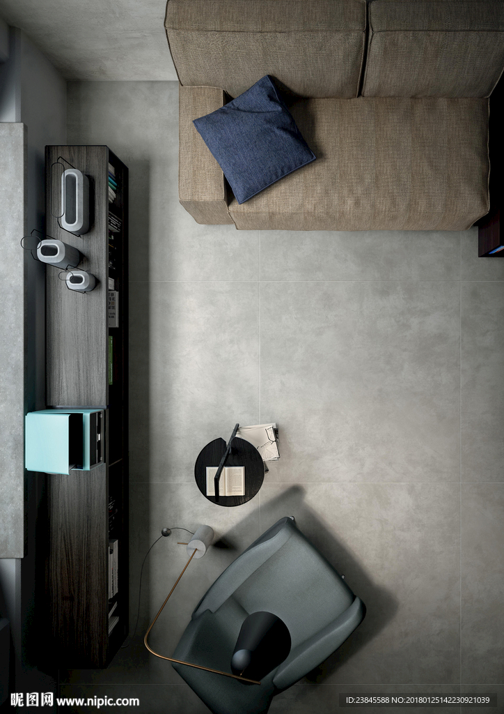 瓷砖效果图 仿古砖 北欧风格