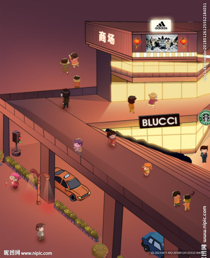 暖色建筑-系列3