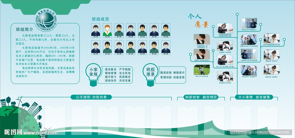 电力展板  国家电网