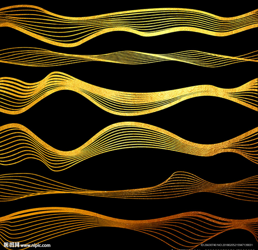 矢量水纹 矢量山纹