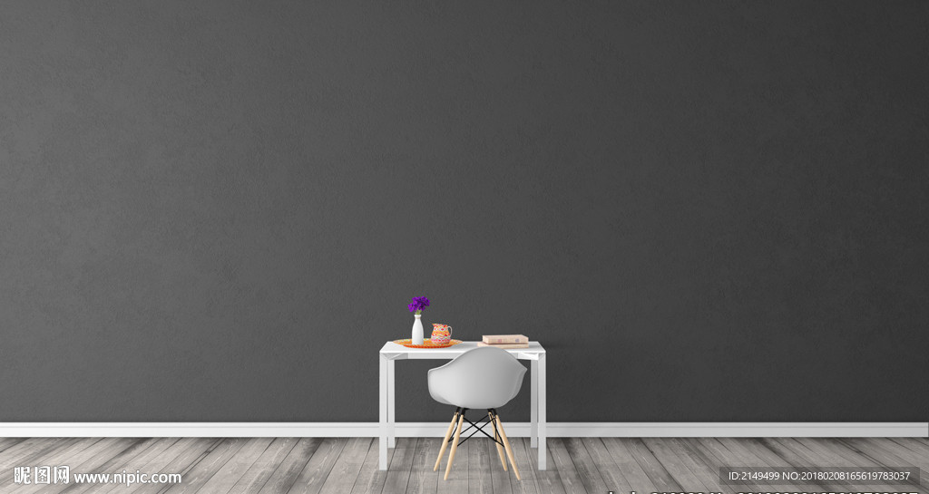 墙面壁纸效果图样机模板