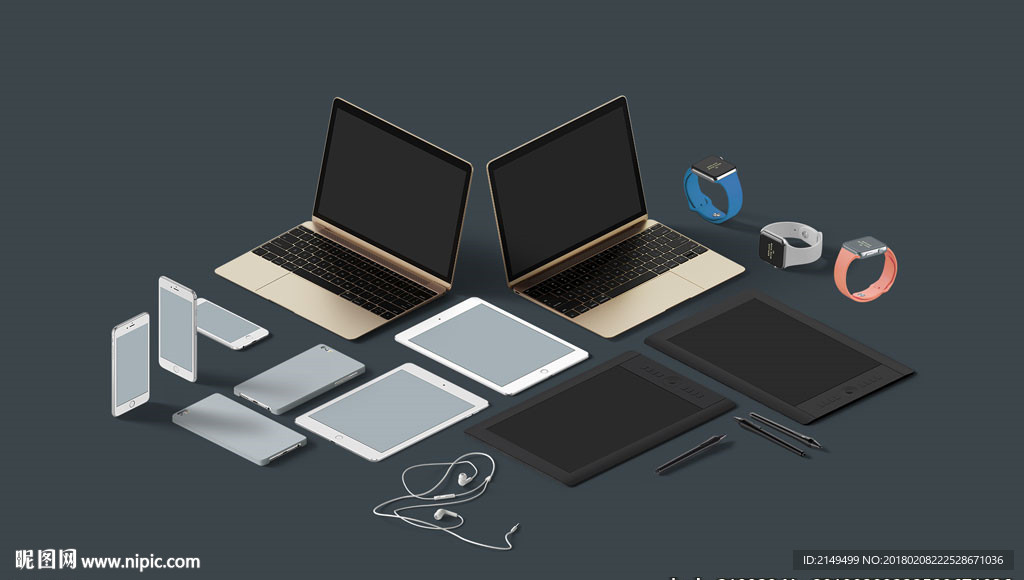 电子产品VI样机模板