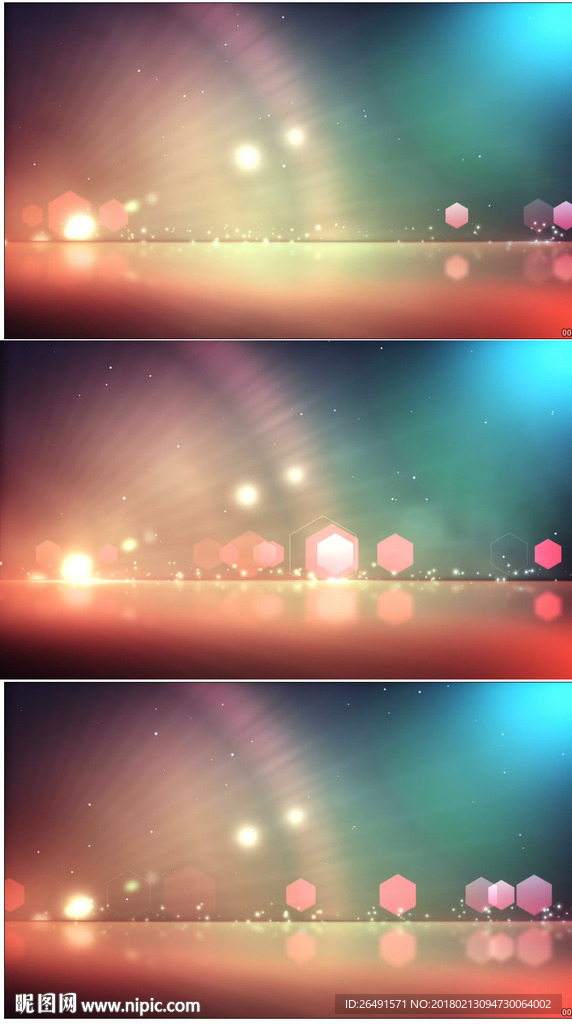 唯美光线动感光斑光点包装背景