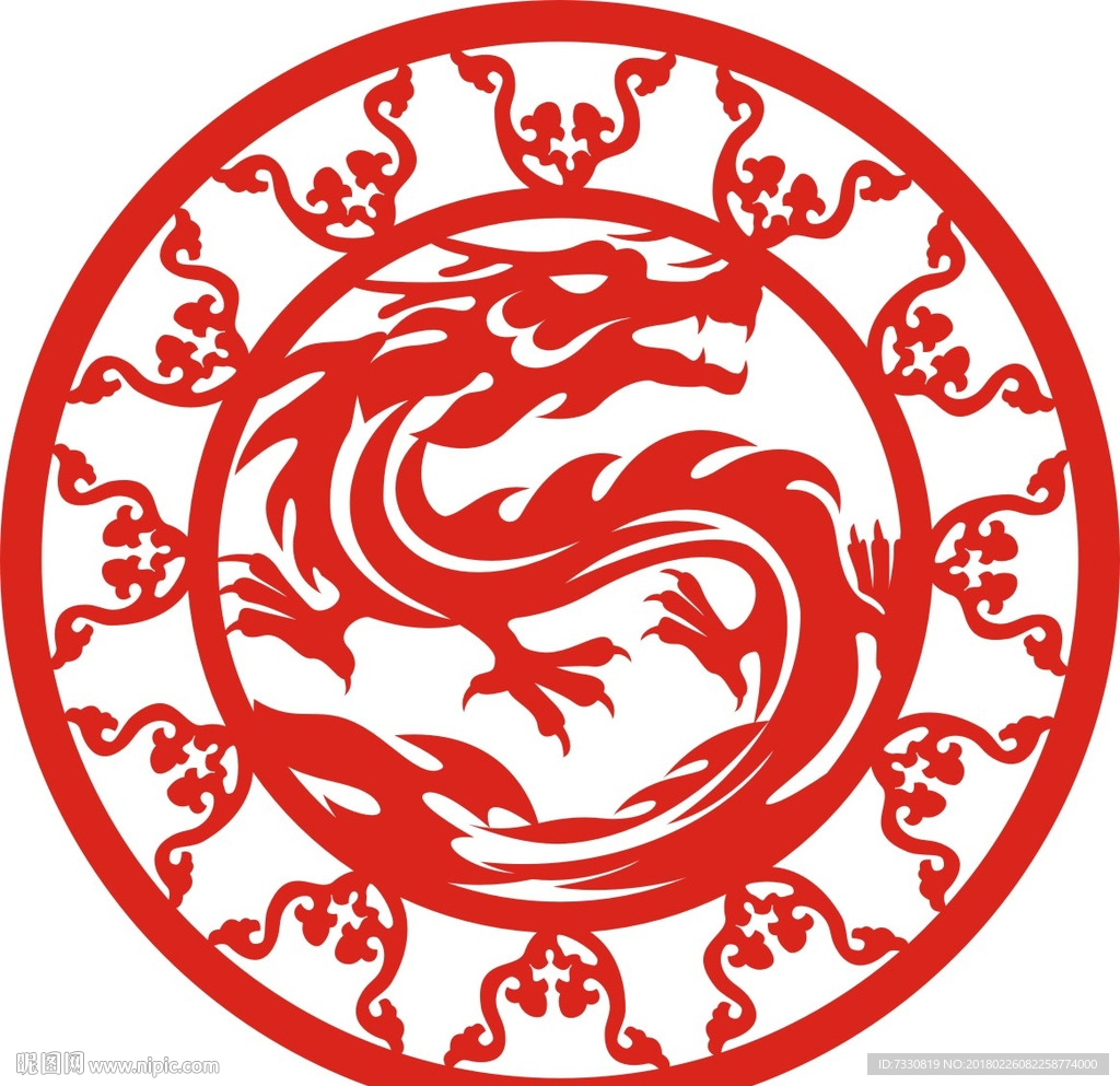 龙纹雕花 龙图案 窗格