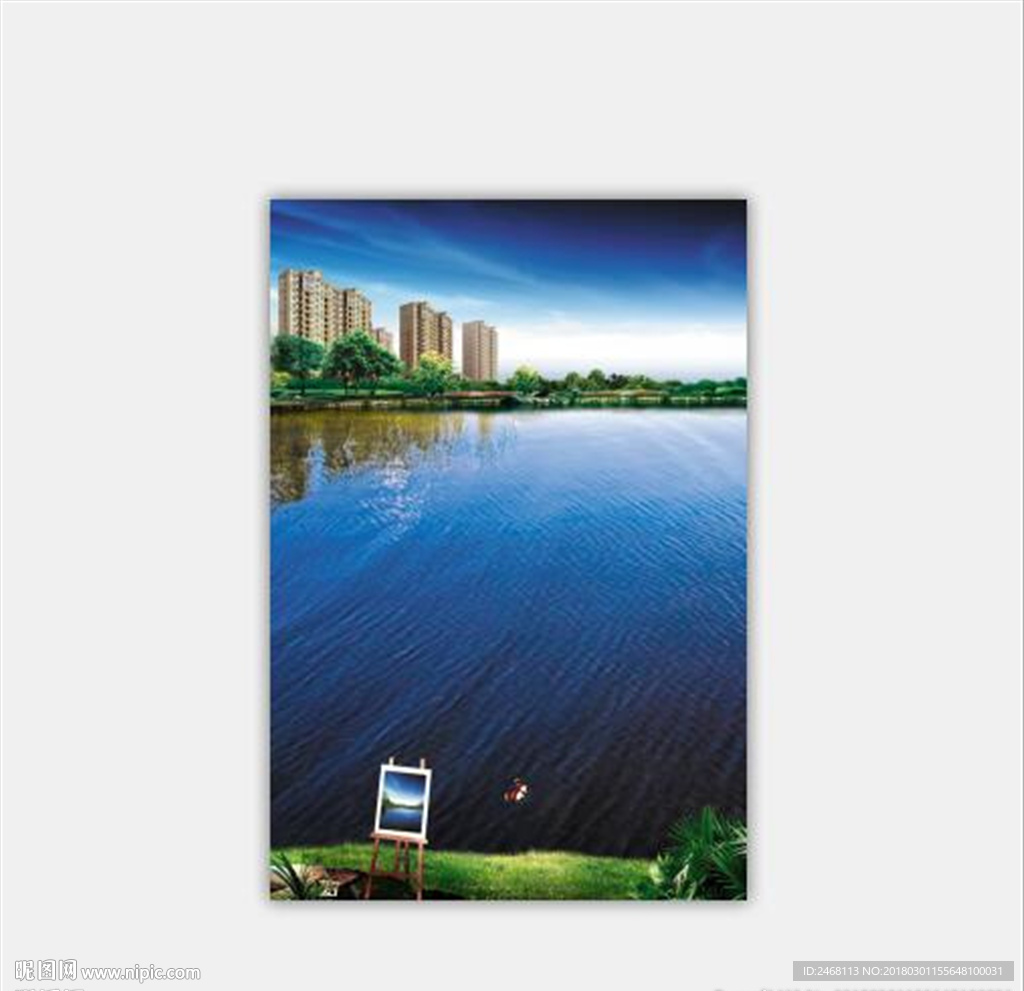 湖景洋房  电梯洋房 画架