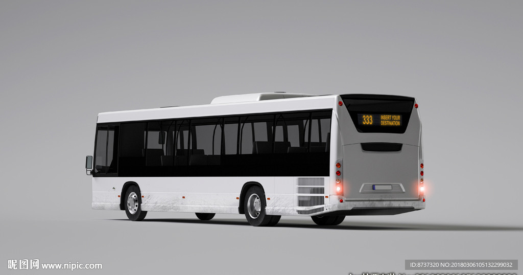 大客车样机效果图PSD文件