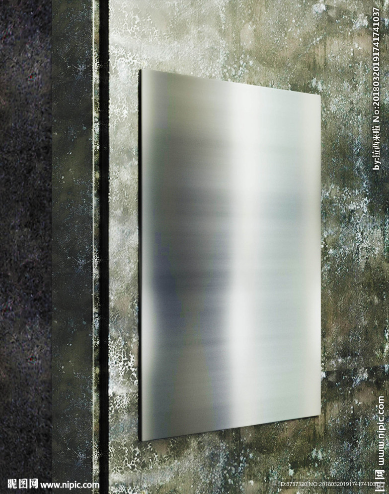 电梯厅不锈钢拉丝导视牌样机