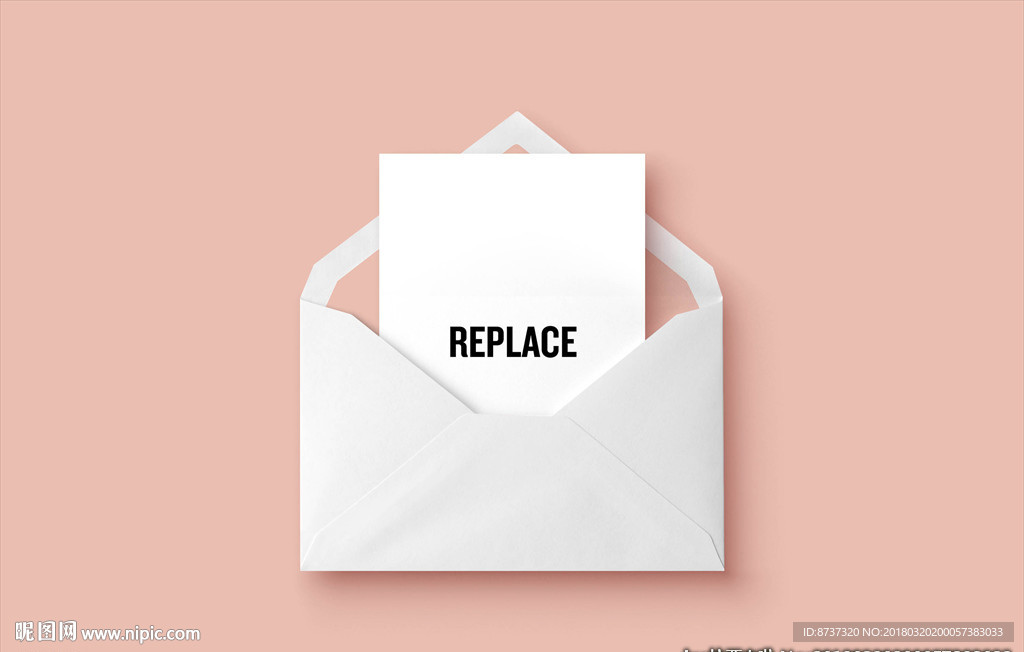 高档通用VI信封样机图片