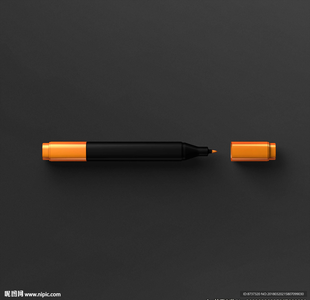 公司企业设计VI样机贴图水笔