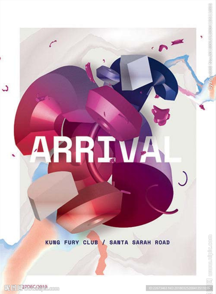 抽象艺术图形酒吧音乐视觉创意